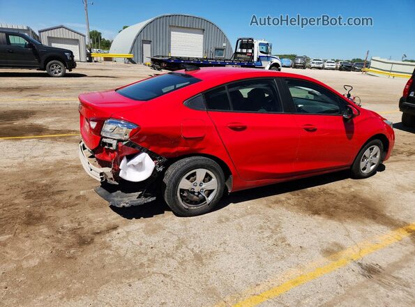 1G1BC5SM2J7136077 2018 CHEVROLET CRUZE Red Задня права чверть
