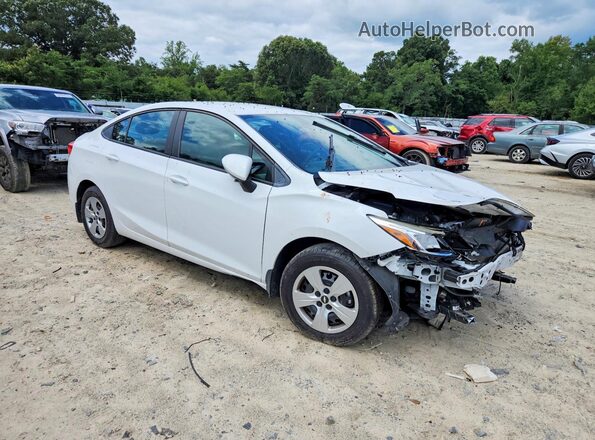 1G1BC5SM2J7173047 2018 CHEVROLET CRUZE Белый Передняя правая четверть
