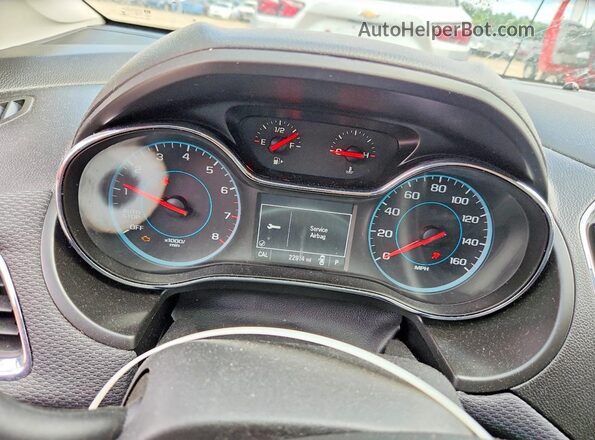 1G1BC5SM2J7173047 2018 CHEVROLET CRUZE Белый Вид щитка приборов