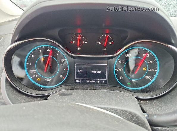 1G1BC5SM2J7203308 2018 CHEVROLET CRUZE Black Սարքավորումների վահանակի տեսք