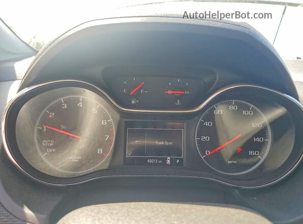 1G1BC5SM2K7102433 2019 CHEVROLET CRUZE Silver Вид щитка приладів