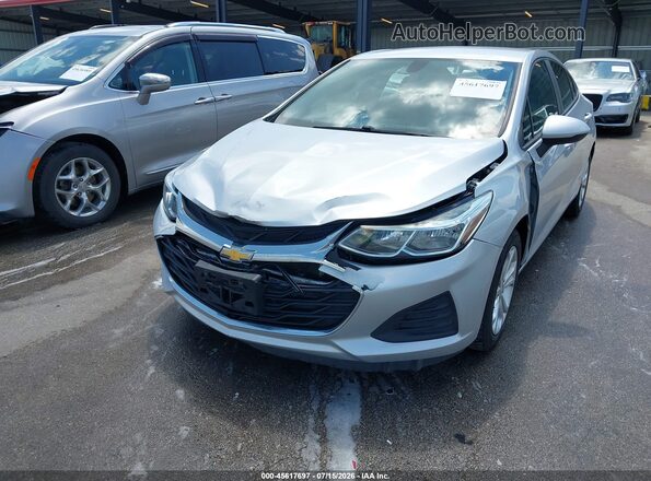 1G1BC5SM2K7102562 2019 CHEVROLET CRUZE Silver Вид спереду