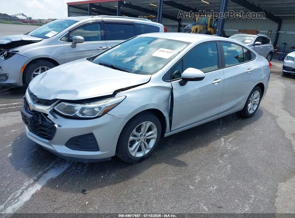 1G1BC5SM2K7102562 2019 CHEVROLET CRUZE Silver Передня ліва чверть