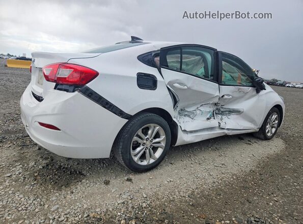 1G1BC5SM2K7126506 2019 CHEVROLET CRUZE Белый Задняя правая четверть