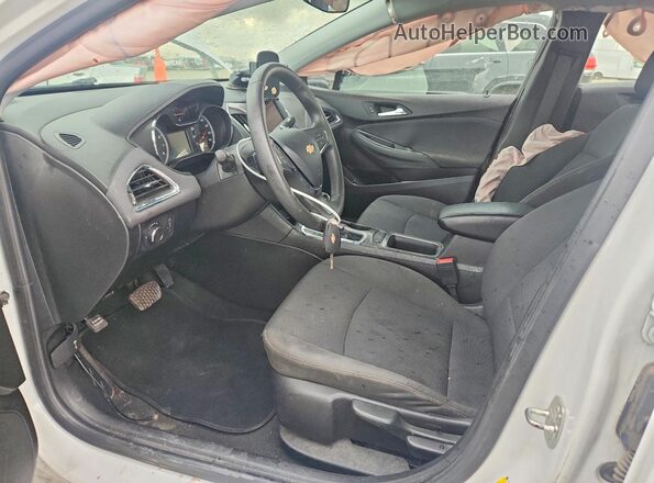 1G1BC5SM2K7126506 2019 CHEVROLET CRUZE Белый Вид салона спереди