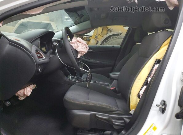 1G1BC5SM2K7147825 2019 CHEVROLET CRUZE Белый Вид салона спереди
