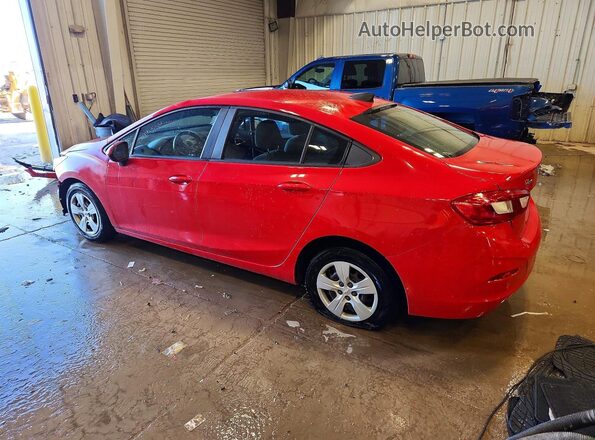 1G1BC5SM3H7141833 2017 CHEVROLET CRUZE Red Հետևի ձախ
