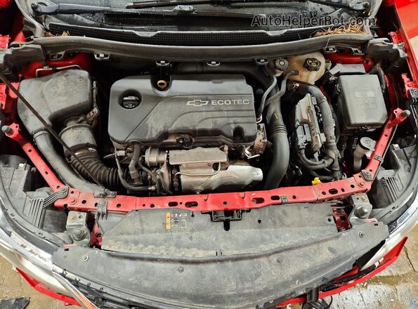 1G1BC5SM3H7141833 2017 CHEVROLET CRUZE Red Սալոնի հետևի տեսք