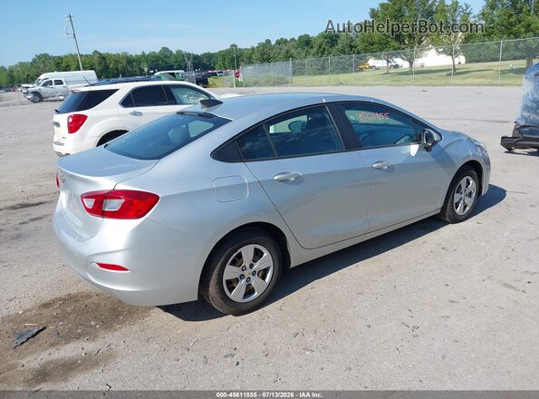 1G1BC5SM3J7209859 2018 CHEVROLET CRUZE Silver Trasero derecho