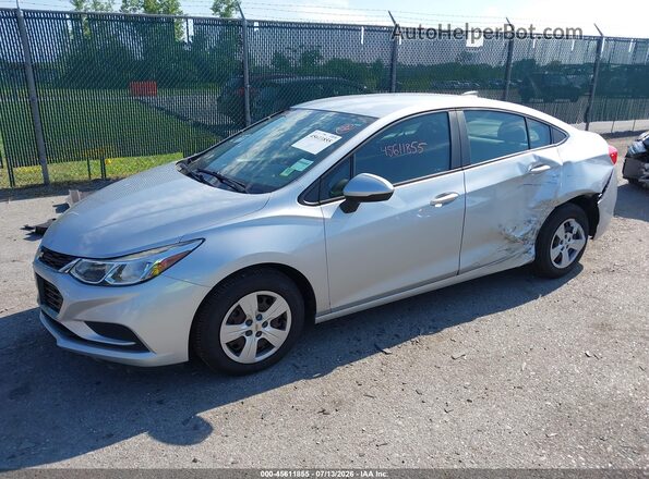 1G1BC5SM3J7209859 2018 CHEVROLET CRUZE Silver Vista tres cuartos delantera izquierda