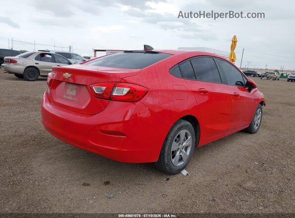 1G1BC5SM3J7211546 2018 CHEVROLET CRUZE Red Rear right