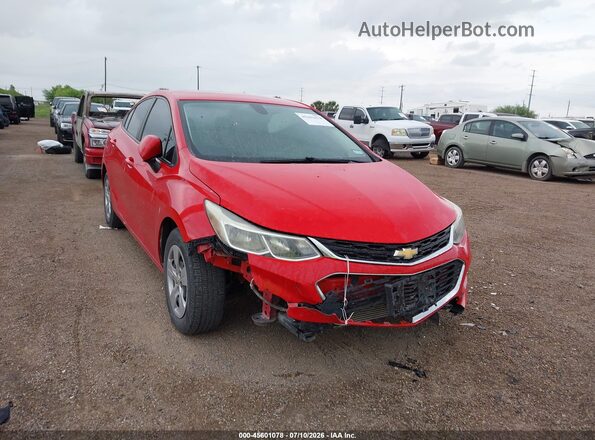 1G1BC5SM3J7211546 2018 CHEVROLET CRUZE Red Front view