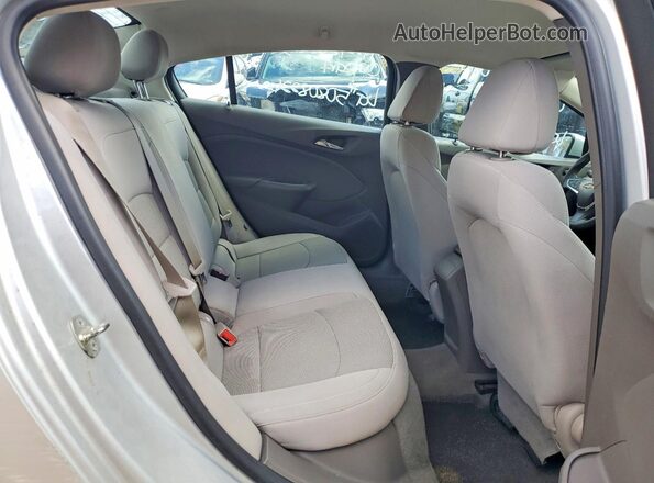 1G1BC5SM4G7253359 2016 CHEVROLET CRUZE Silver Rear seats view