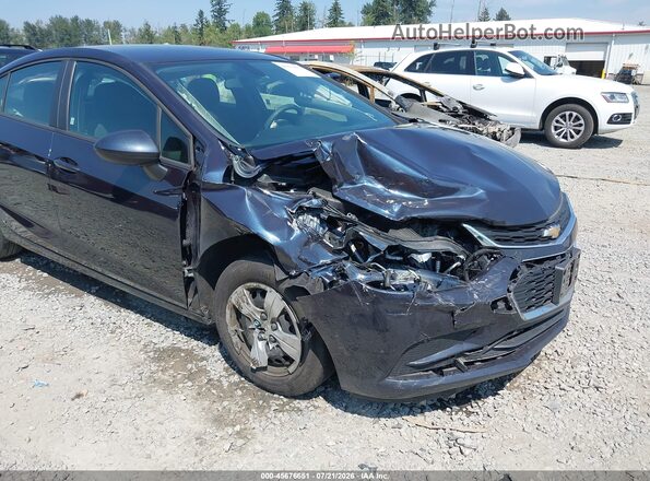 1G1BC5SM4G7265091 2016 CHEVROLET CRUZE Dark Blue Вид спереди