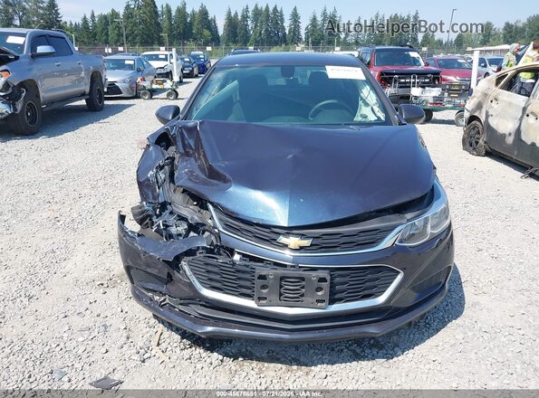 1G1BC5SM4G7265091 2016 CHEVROLET CRUZE Dark Blue Вид задней части салона