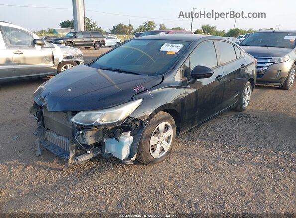 1G1BC5SM4H7269479 2017 CHEVROLET CRUZE Black Przód lewy