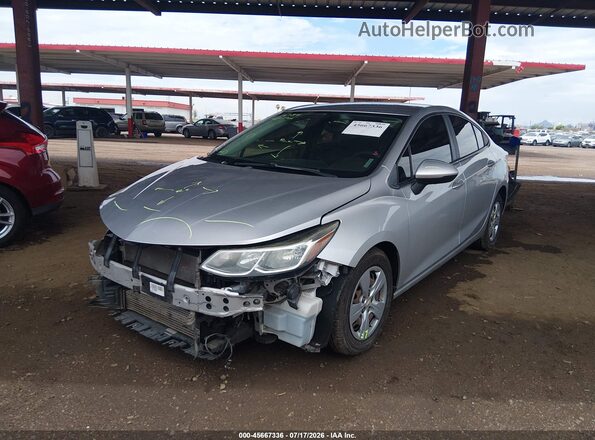 1G1BC5SM4J7196622 2018 CHEVROLET CRUZE Silver Vista tres cuartos delantera izquierda