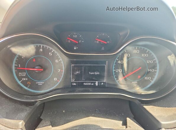 1G1BC5SM4J7230607 2018 CHEVROLET CRUZE Silver Սարքավորումների վահանակի տեսք