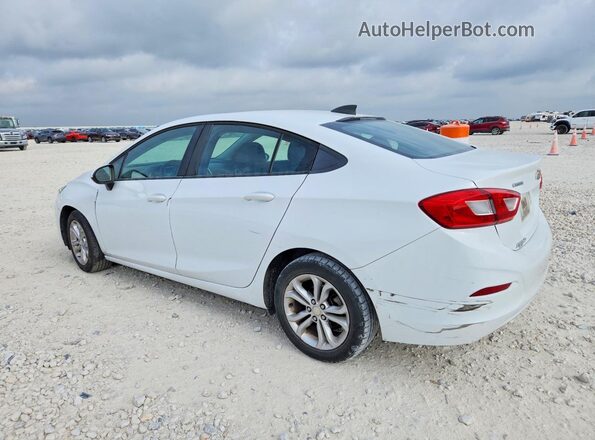 1G1BC5SM4K7124059 2019 CHEVROLET CRUZE White Հետևի ձախ