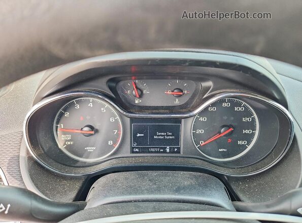 1G1BC5SM4K7124059 2019 CHEVROLET CRUZE White Սարքավորումների վահանակի տեսք