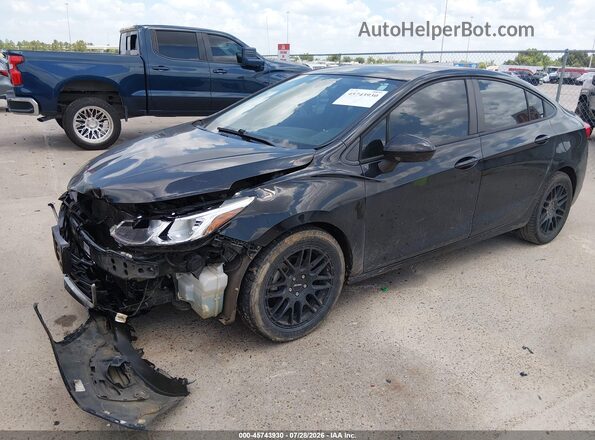1G1BC5SM4K7143324 2019 CHEVROLET CRUZE Black Передня ліва чверть