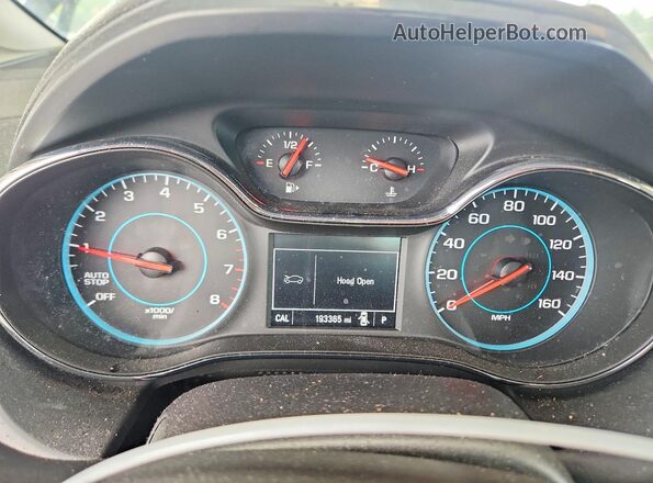 1G1BC5SM5H7183565 2017 CHEVROLET CRUZE Black Instrument cluster view