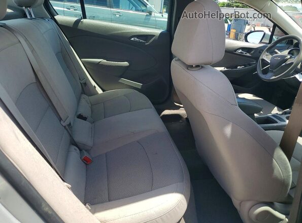 1G1BC5SM5J7171406 2018 CHEVROLET CRUZE Silver უკანა სავარძლების ხედი