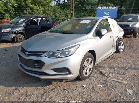 1G1BC5SM5J7218661 2018 CHEVROLET CRUZE Silver Vista tres cuartos delantera izquierda