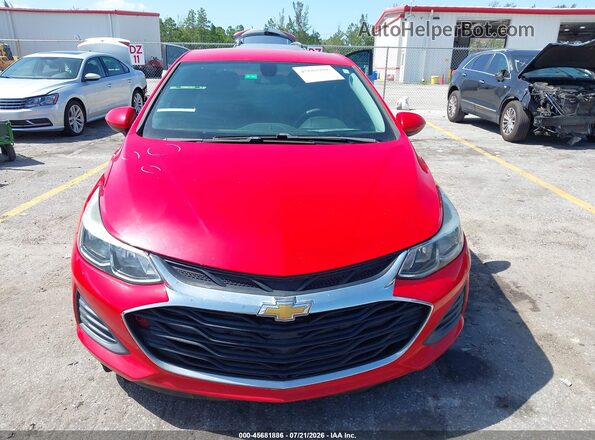 1G1BC5SM5K7117668 2019 CHEVROLET CRUZE Red Widok wnętrza z tyłu