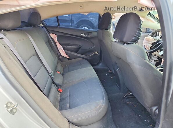 1G1BC5SM6G7238345 2016 CHEVROLET CRUZE Silver Rear seats view