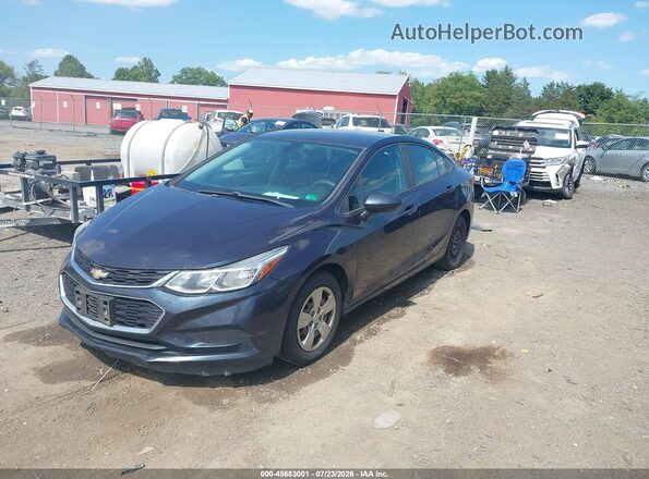 1G1BC5SM6G7267554 2016 CHEVROLET CRUZE Синий Передняя левая четверть
