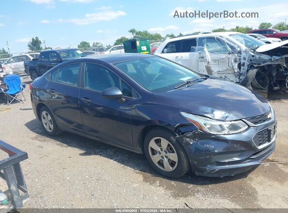 1G1BC5SM6G7267554 2016 CHEVROLET CRUZE Синий Вид задней части салона