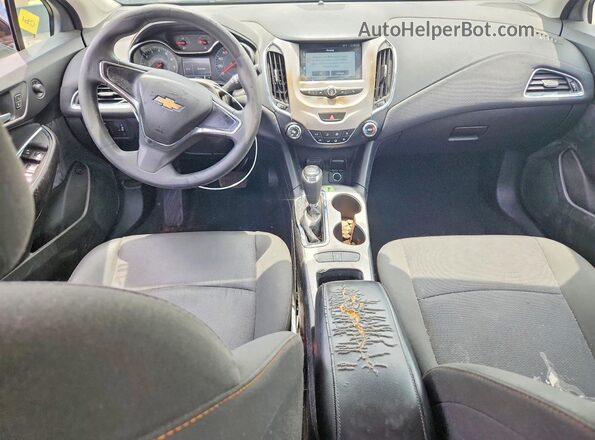 1G1BC5SM6H7253252 2017 CHEVROLET CRUZE Black Widok deski rozdzielczej