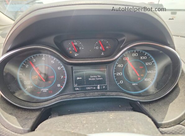 1G1BC5SM6H7253252 2017 CHEVROLET CRUZE Black Widok zestawu wskaźników