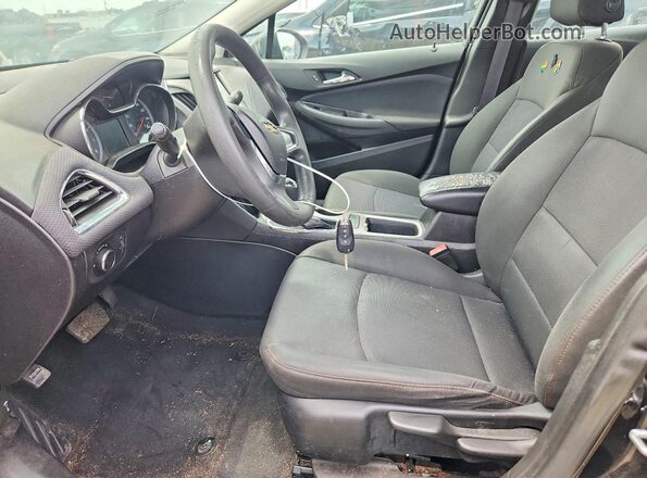 1G1BC5SM6H7253252 2017 CHEVROLET CRUZE Black Widok wnętrza z przodu