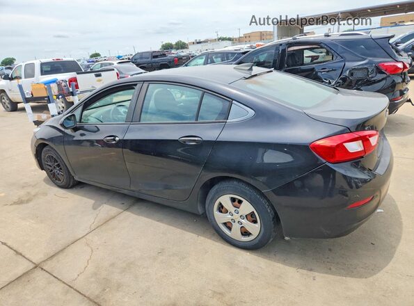 1G1BC5SM6H7253252 2017 CHEVROLET CRUZE Black Tył lewy