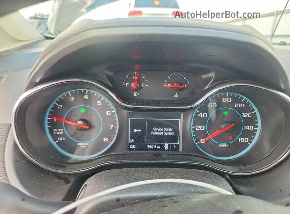 1G1BC5SM6J7232472 2018 CHEVROLET CRUZE Black Widok zestawu wskaźników