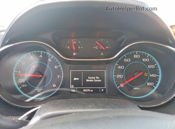 1G1BC5SM6J7239986 2018 CHEVROLET CRUZE Black Սարքավորումների վահանակի տեսք