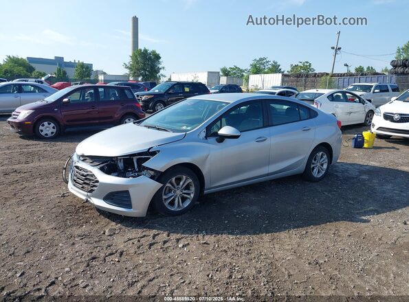 1G1BC5SM6K7119087 2019 CHEVROLET CRUZE Silver Front left