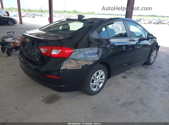 1G1BC5SM6K7129876 2019 CHEVROLET CRUZE Black Tył prawy