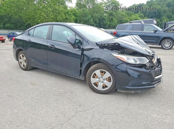 1G1BC5SM7H7160305 2017 CHEVROLET CRUZE Black Przód prawy