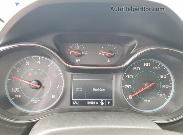 1G1BC5SM7J7118495 2018 CHEVROLET CRUZE Charcoal Instrument cluster view