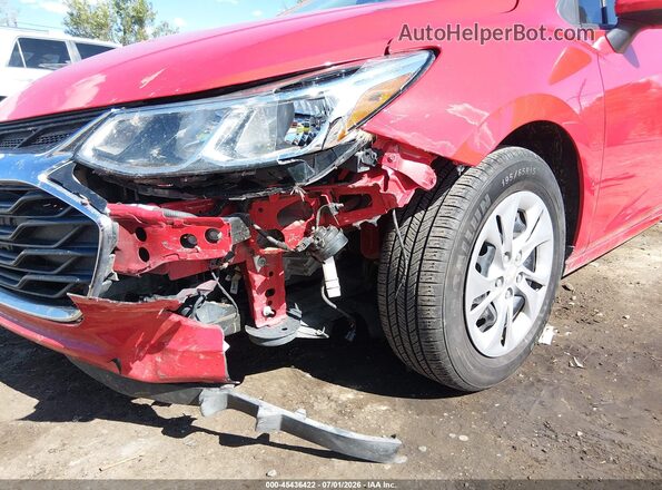 1G1BC5SM7K7110852 2019 CHEVROLET CRUZE Red Front view