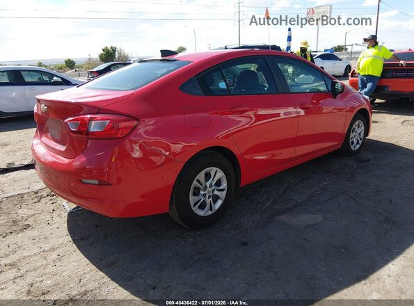 1G1BC5SM7K7110852 2019 CHEVROLET CRUZE Red Rear right