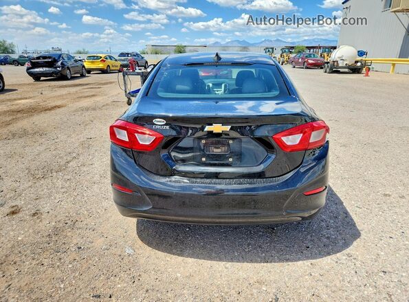 1G1BC5SM8H7163763 2017 CHEVROLET CRUZE Black Հետևի տեսք