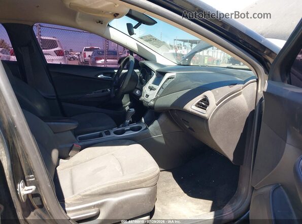 1G1BC5SM8H7185407 2017 CHEVROLET CRUZE Black წინა სალონის ხედი