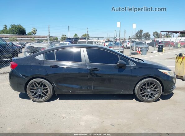 1G1BC5SM8H7185407 2017 CHEVROLET CRUZE Black უკანა სალონის ხედი