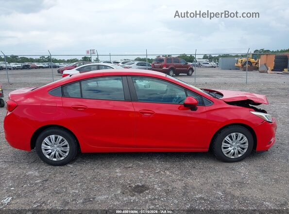 1G1BC5SM9J7179962 2018 CHEVROLET CRUZE Red Widok wnętrza z tyłu