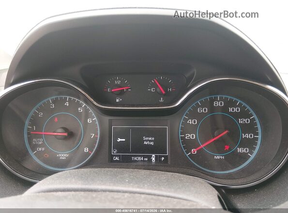 1G1BC5SMXG7246609 2016 CHEVROLET CRUZE White Widok tylnych siedzeń