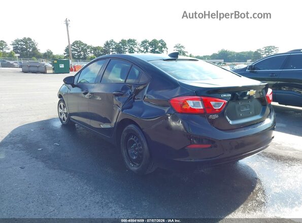 1G1BC5SMXJ7102503 2018 CHEVROLET CRUZE Black Задня ліва чверть